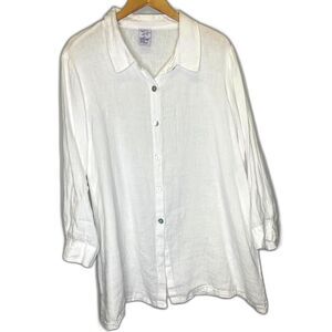 Womens‎ Match Point USA Linen Shirt